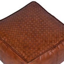 Jasmin Genuine Leather Ottoman